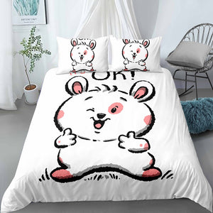 OK Bunny Bedding Set - Beddingify