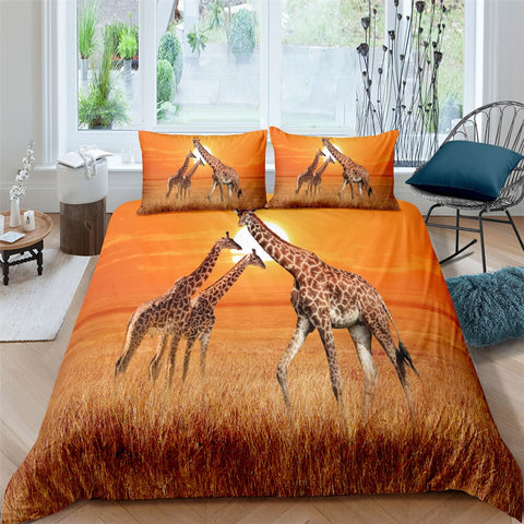Image of Giraffe Bedding Set