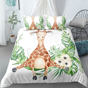 Zen Giraffe Bedding Set - Beddingify
