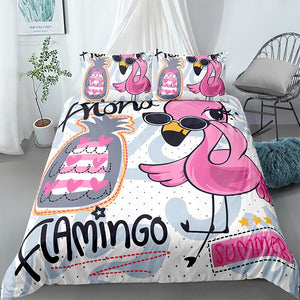Cool Flamingo Bedding Set - Beddingify