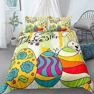 Colorful Easter Eggs Bedding Set - Beddingify