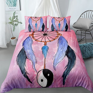 Yin Yang Dreamcatcher Bedding Set - Beddingify