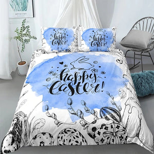 Happy Easter Sky Bedding Set - Beddingify
