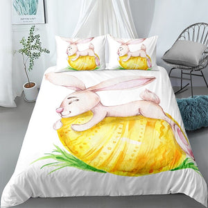 Cuddling Rabbit Bedding Set - Beddingify