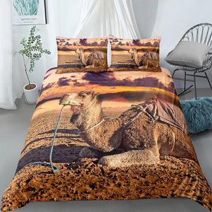 3D Camel Rest Bedding Set - Beddingify