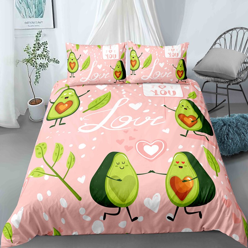Love Avocado Bedding Set - Beddingify