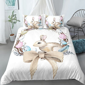 Cute Bunny Framed Bedding Set - Beddingify