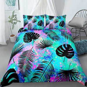 Palm Leaves Mystical Bedding Set - Beddingify