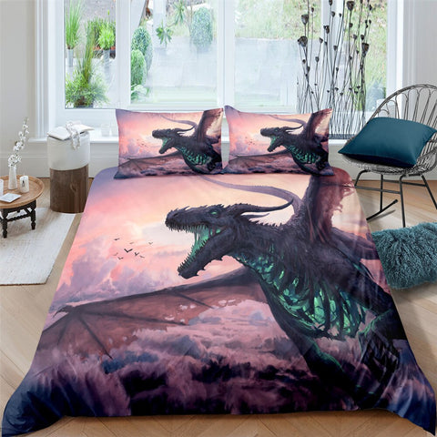 Image of 3D Dragon Bedding Set
