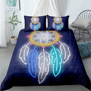 Neon Atomic Dreamcatcher Bedding Set - Beddingify