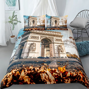 3D Arc de Triomphe Bedding Set - Beddingify