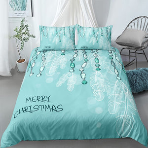 Merry Christmas Sky Bedding Set - Beddingify