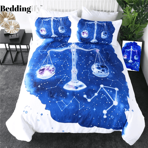 Image of Libra Zodiac Comforter Set - Beddingify