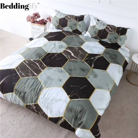 Image of Luxury Marble Comforter Set - Beddingify