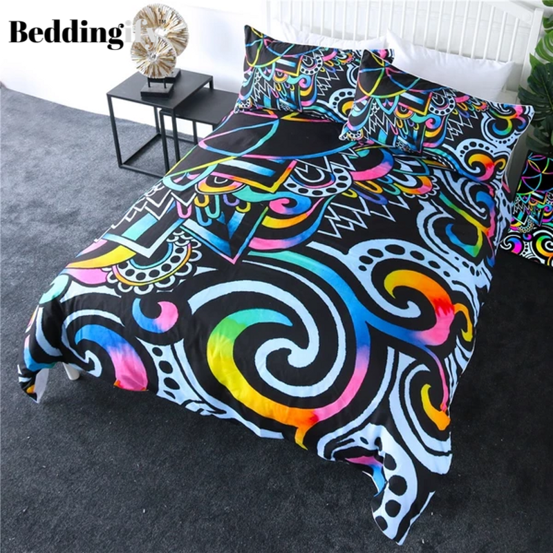 Magic Mandala Flower Bedding Set - Beddingify