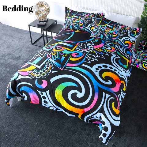 Image of Magic Mandala Flower Comforter Set - Beddingify