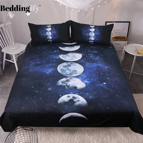 Image of Moon And Eclipse Changing Comforter Set - Beddingify