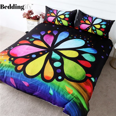 Image of 7 Chakra Flower Bedding Set - Beddingify