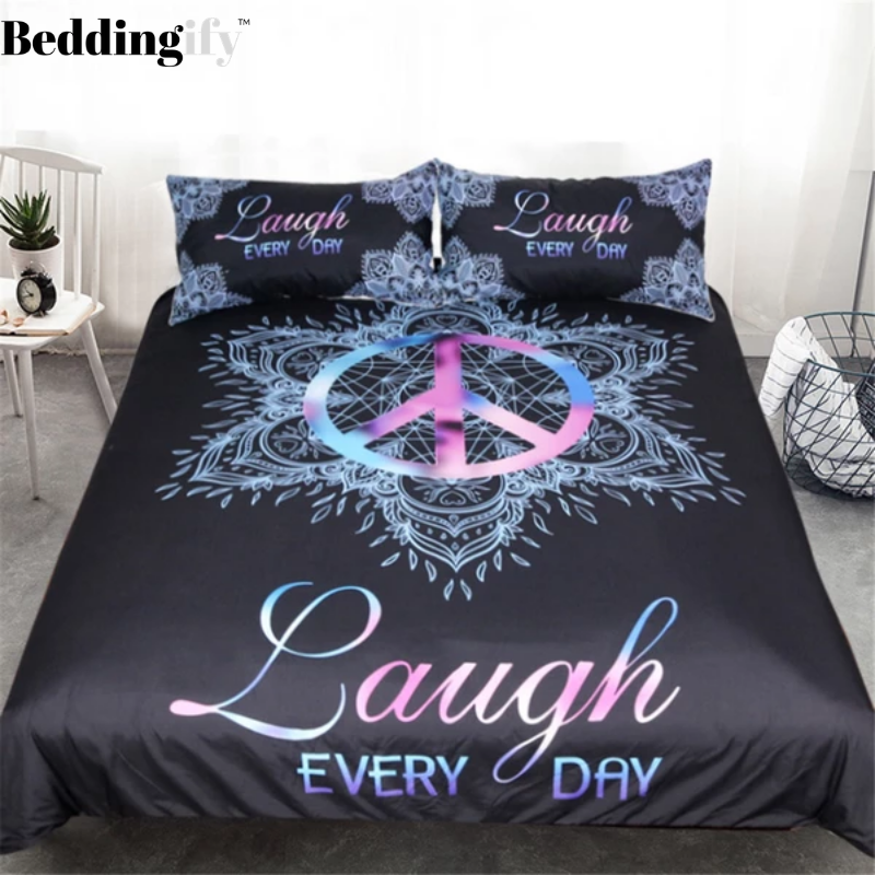 Peace Symbol Comforter Set - Beddingify