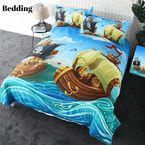 Image of Pirate Boat Bedding Set - Beddingify