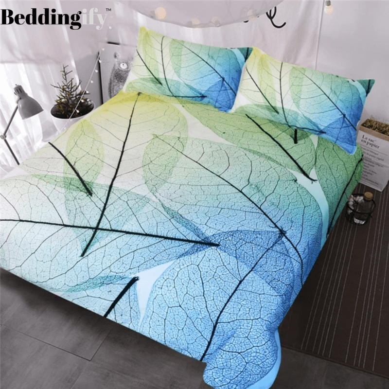 Plant Leaves Comforter Set - Beddingify