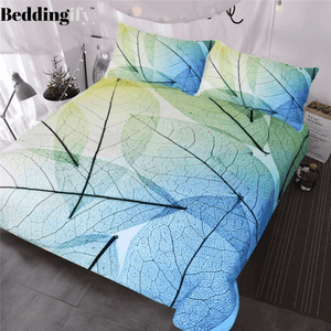 Plant Leaves Comforter Set - Beddingify