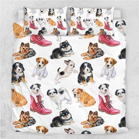 Image of Puppy Comforter Set - Beddingify