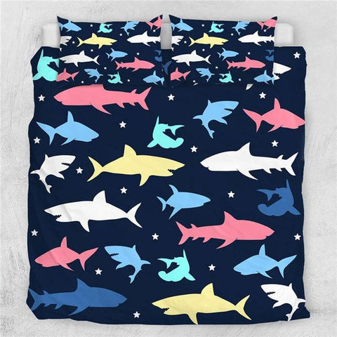 Image of Marine Animals Comforter Set - Beddingify