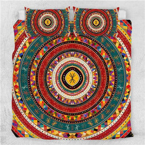 Aztec Tribe Circles Comforter Set - Beddingify