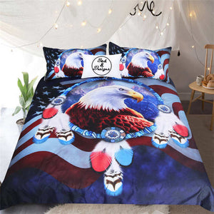 Eagle Dreamcatcher Bedding Set - Beddingify