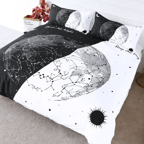 Image of Earth Bulb Comforter Set - Beddingify