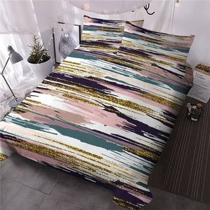Colorful Striped Bedding Set - Beddingify