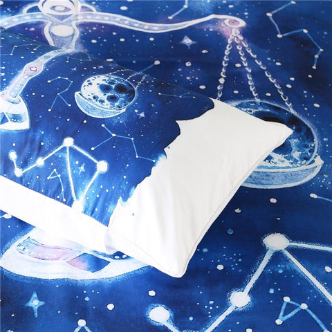 Image of Libra Zodiac Comforter Set - Beddingify