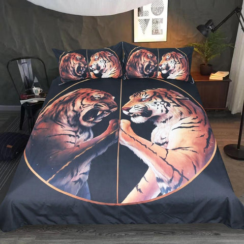 Image of Two Tigers Comforter Set - Beddingify