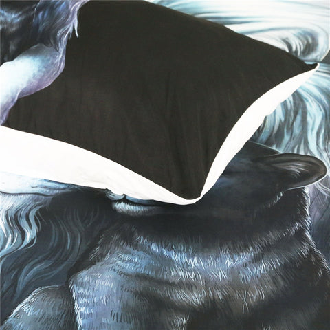 Image of Child of Light Black by JoJoesArt Bedding Set - Beddingify