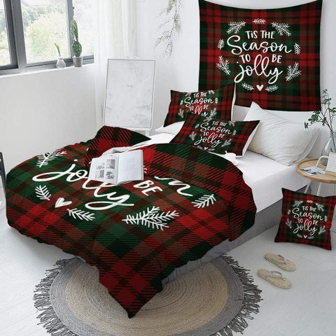 Image of Scottish Pattern  Comforter Set - Beddingify