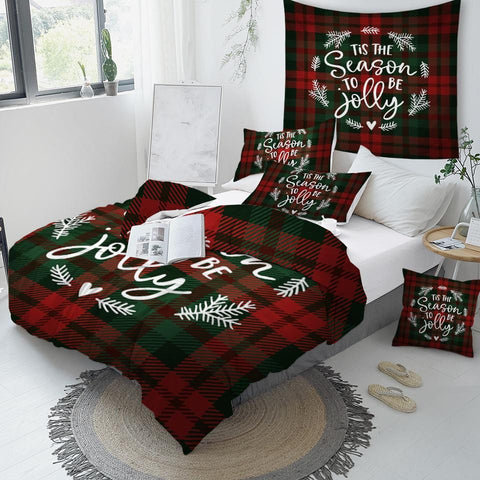 Image of Scottish Pattern  Bedding Set - Beddingify