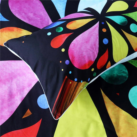 Image of 7 Chakra Flower Comforter Set - Beddingify