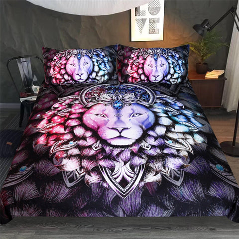 Image of Gemstone Lion Bedding Set - Beddingify