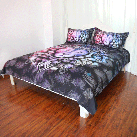 Image of Gemstone Lion Comforter Set - Beddingify