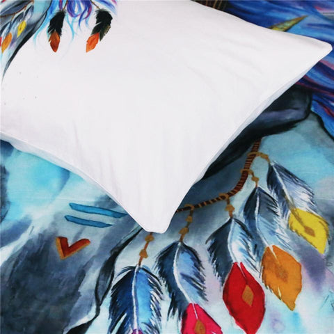 Image of Tribal Horse Art Comforter Set - Beddingify