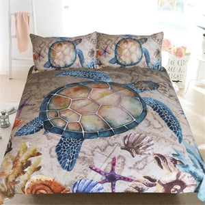 Sea Turtle Comforter Set - Beddingify