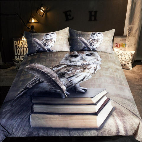 Image of Owl Comforter Set - Beddingify
