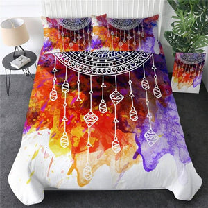 Flame Bohemian Dreamcatcher Comforter Set - Beddingify