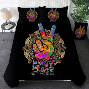 Victory Sign Bedding Set - Beddingify