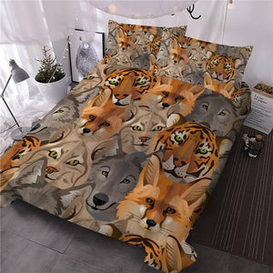 Wild Animal Comforter Set - Beddingify