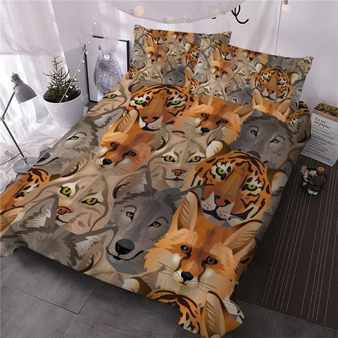 Image of Wild Animal Comforter Set - Beddingify