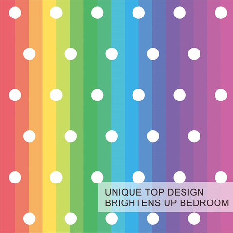 Image of Dots Rainbow Bedding Set - Beddingify