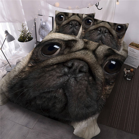 Image of 3D Bulldog Bedding Set - Beddingify