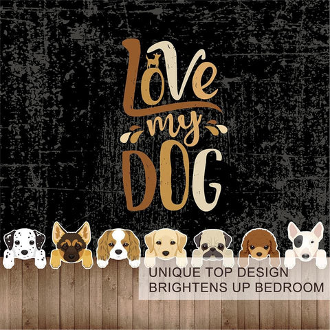 Image of Love My Dog Bedding Set - Beddingify